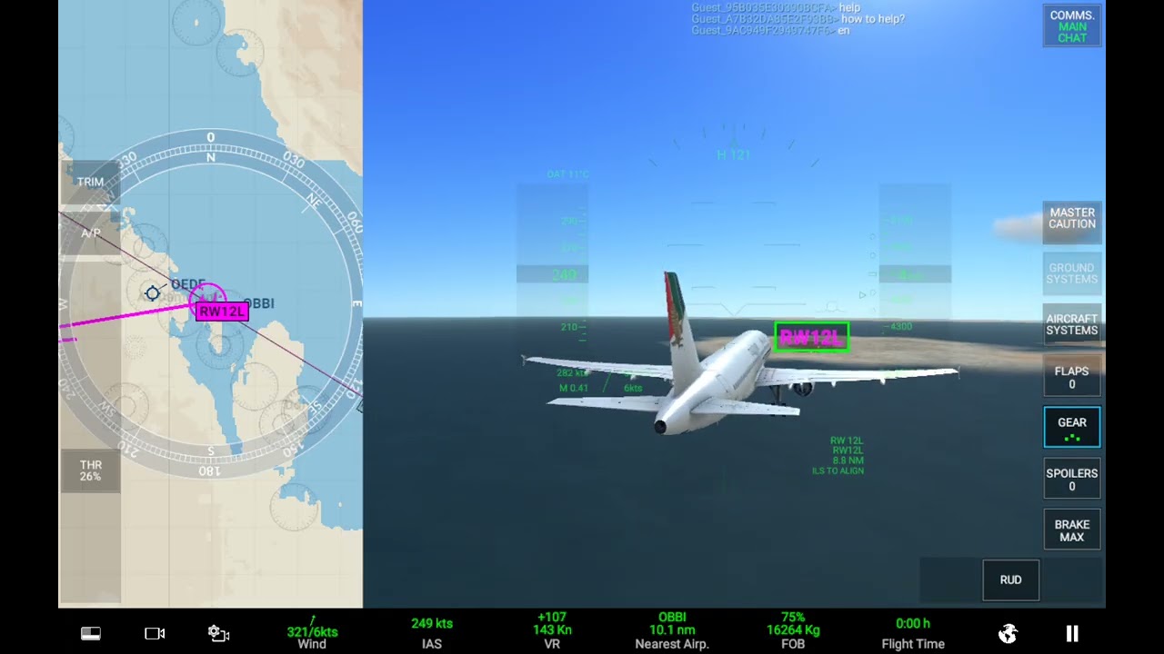 I made an emergency landing in rfs