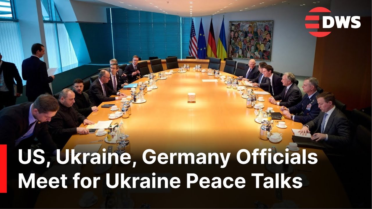 Zelenskiy Meets Merz and U.S. Envoy Kushner, Witkoff in Berlin For Peace Negotiations | AC1N