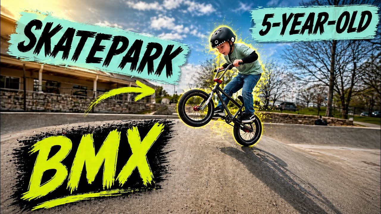 5-Year-Old Rips the Misfit 14” BMX at the Skatepark… Then Sends the Orion e16x! 🔥
