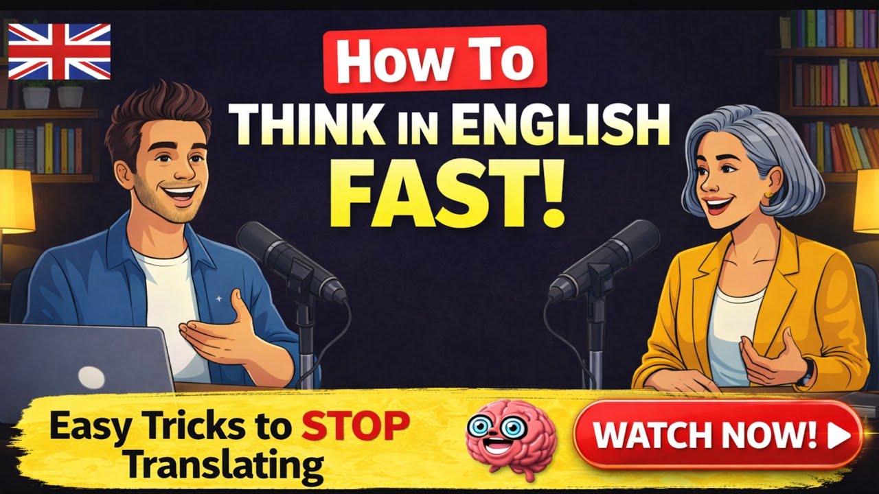 How to Think in English Fast | Stop Translating in Your Head