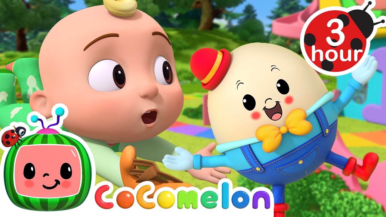 Humpty Dumpty Had a GREAT Fall! 🥚 | Cocomelon Animal Time - Nursery Rhymes
