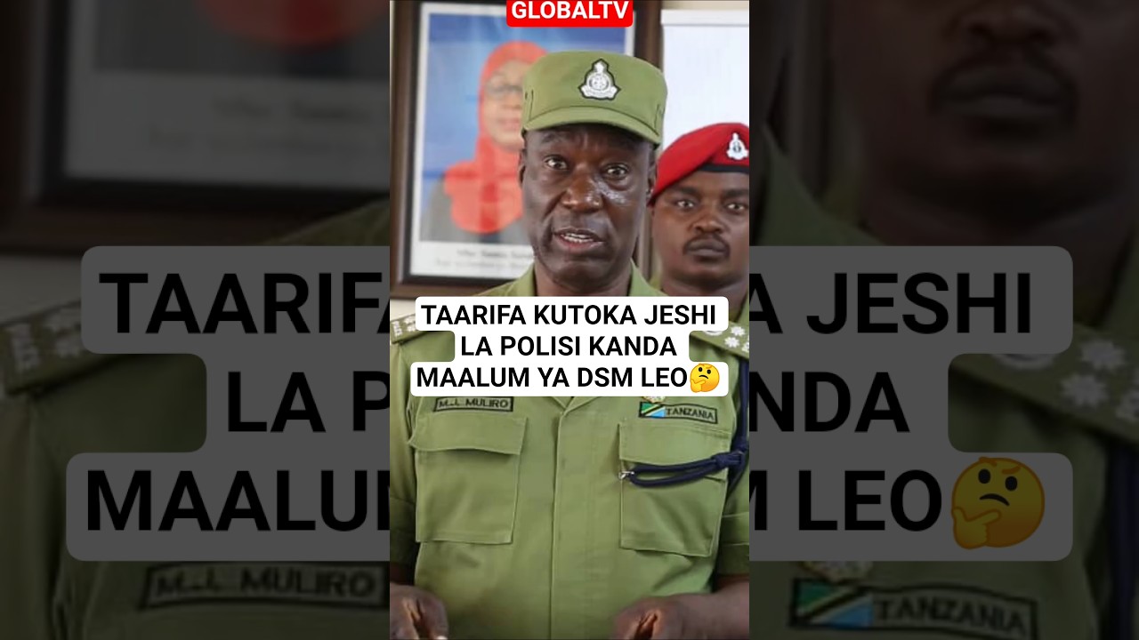 TAARIFA KUTOKA JESHI LA POLISI KANDA MAALUM YA DSM LEO🤔 #shortsviral #breaking #polisi #dsm