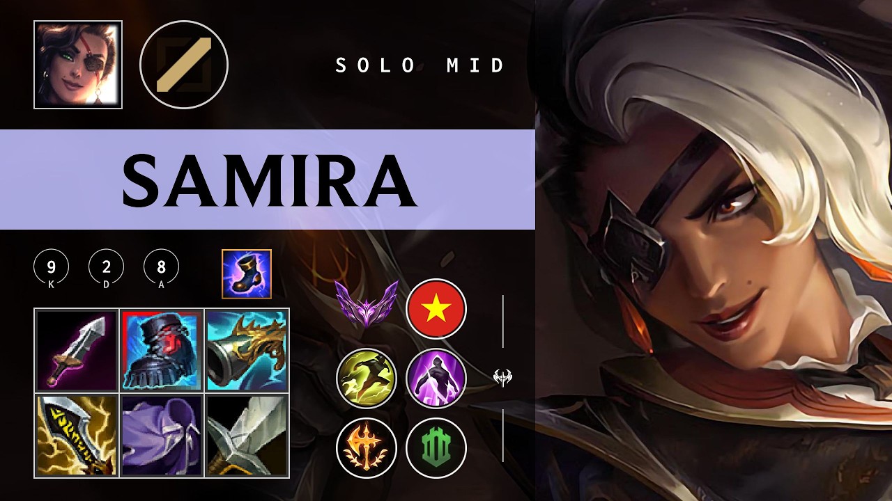 Samira Mid vs Xerath - VN Master Patch 26.05