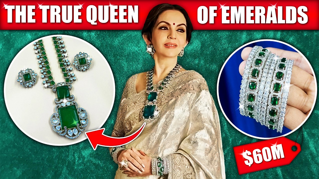 Nita Ambani Jewelry Collection. A Queen of Emeralds and Uncut Diamonds
