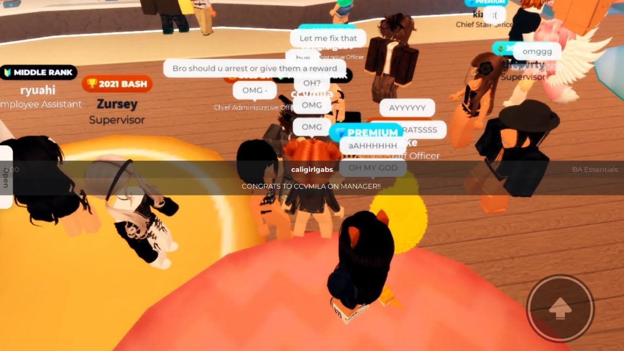 ccvmila's (my) promotion to Manager! | Venti Cafe Roblox