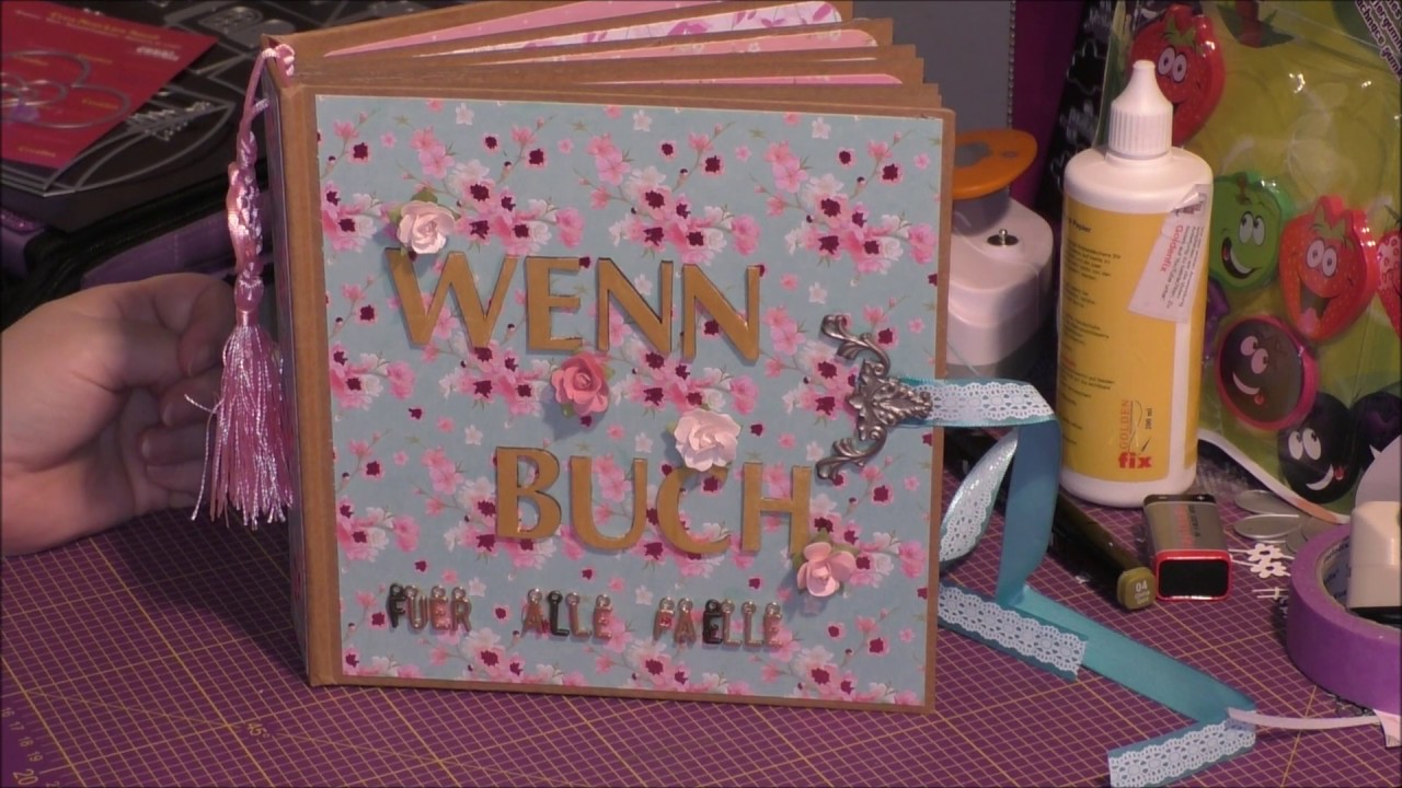 DIY -  Wenn Buch f&uuml;r alle F&auml;lle - als Geschenk basteln