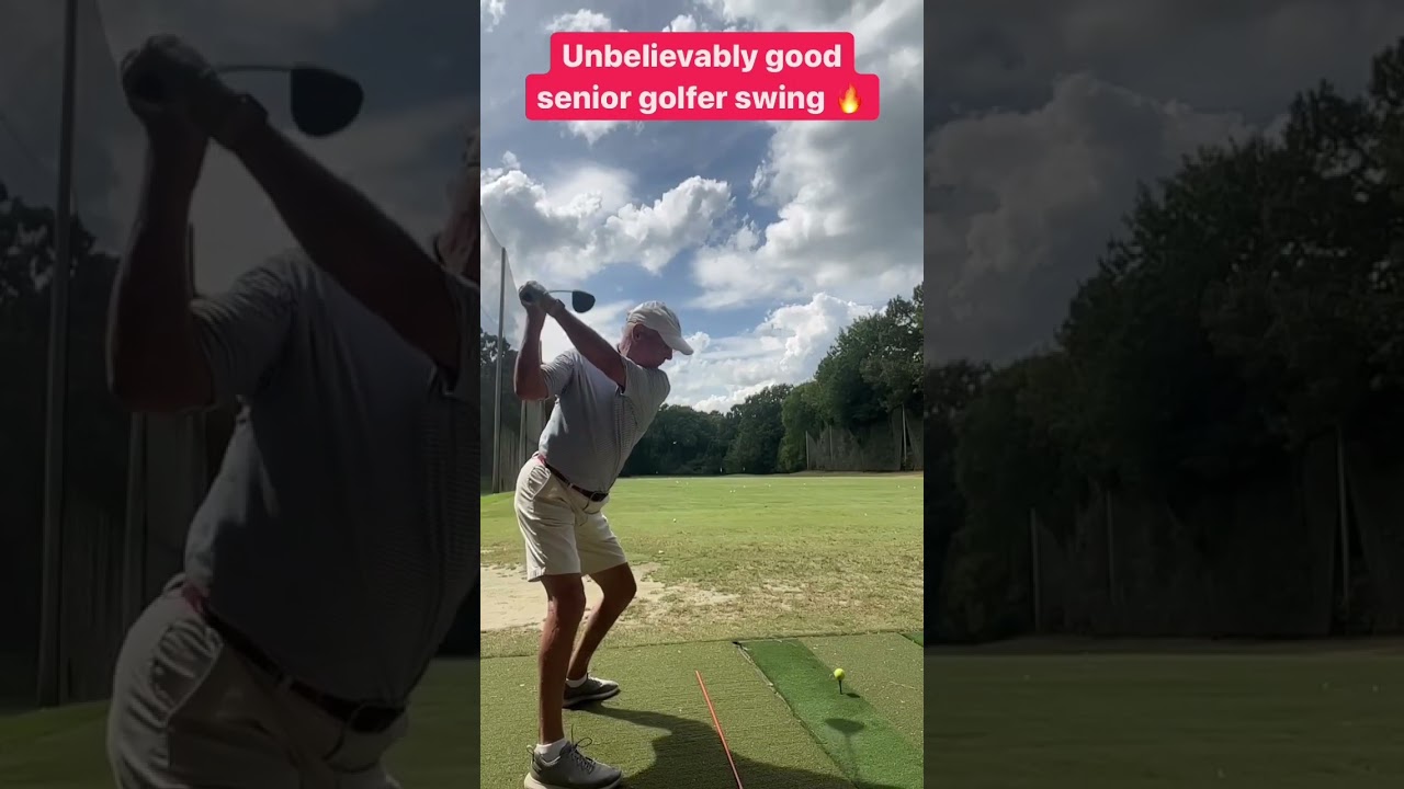 Incredible Rotational Senior Golf Swing (JChownGolf Online Coaching Student)