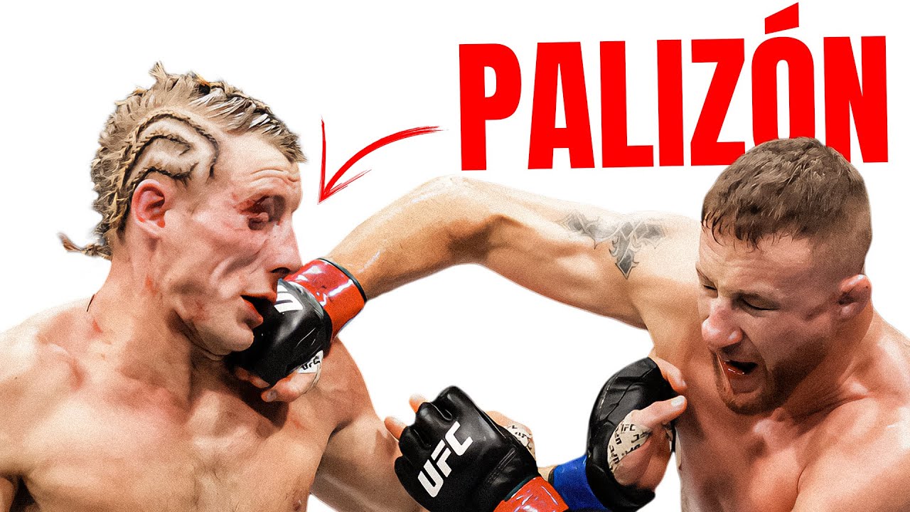 PALIZ&Oacute;N de Justin Gaethje a Paddy Pimblett!!!