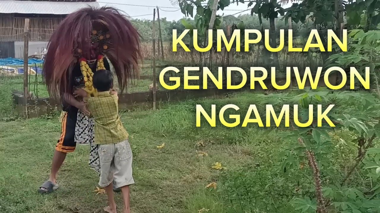 FULL KETAWA!!! Kumpulan Aksi Barongan Galak Kejar Pengejek 