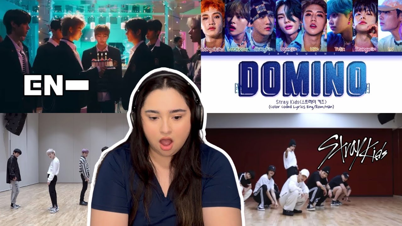FIRST TIME REACTING TO KPOP GROUPS PT.3 (STRAY KIDS, ENHYPEN)