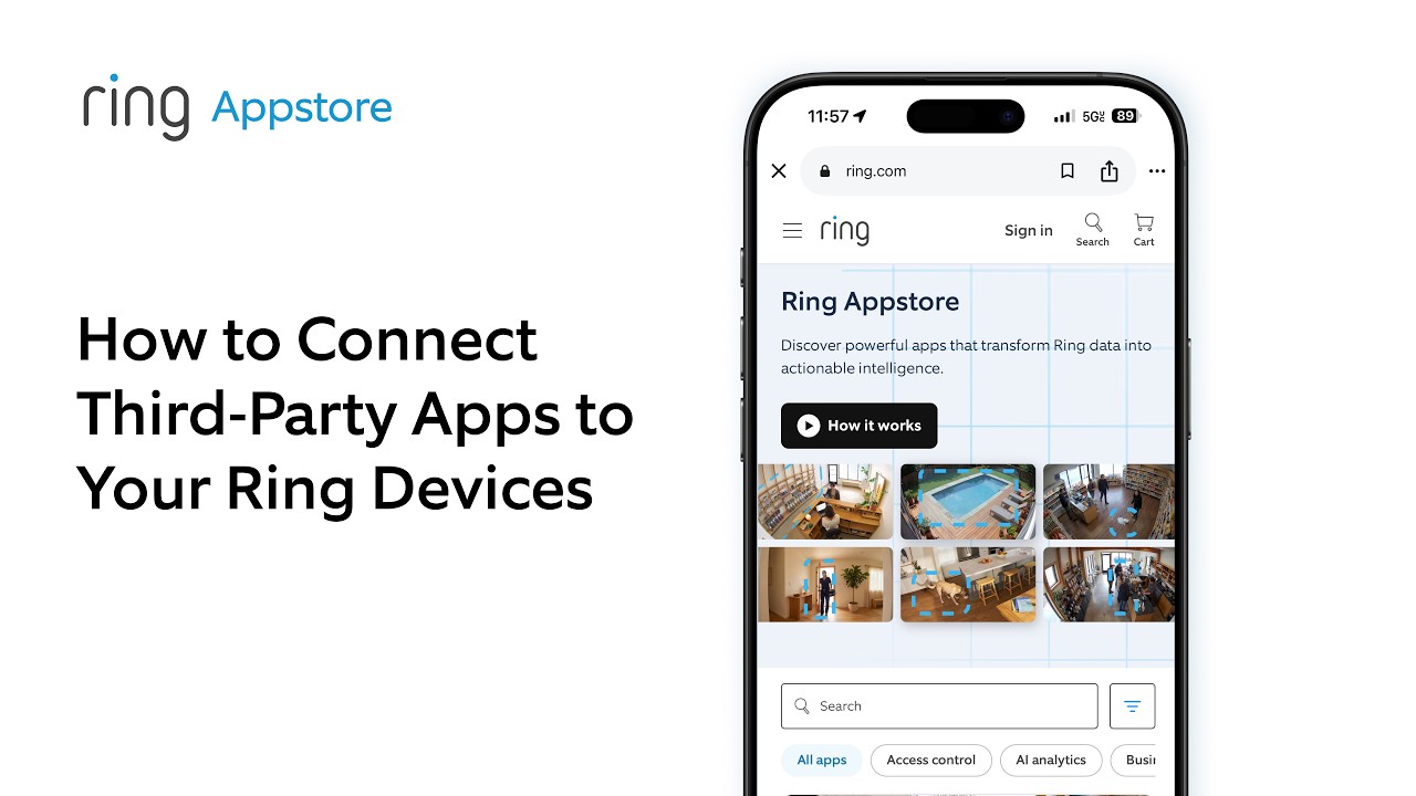 Как подключить сторонние приложения к устройствам Ring | Ring Appstore