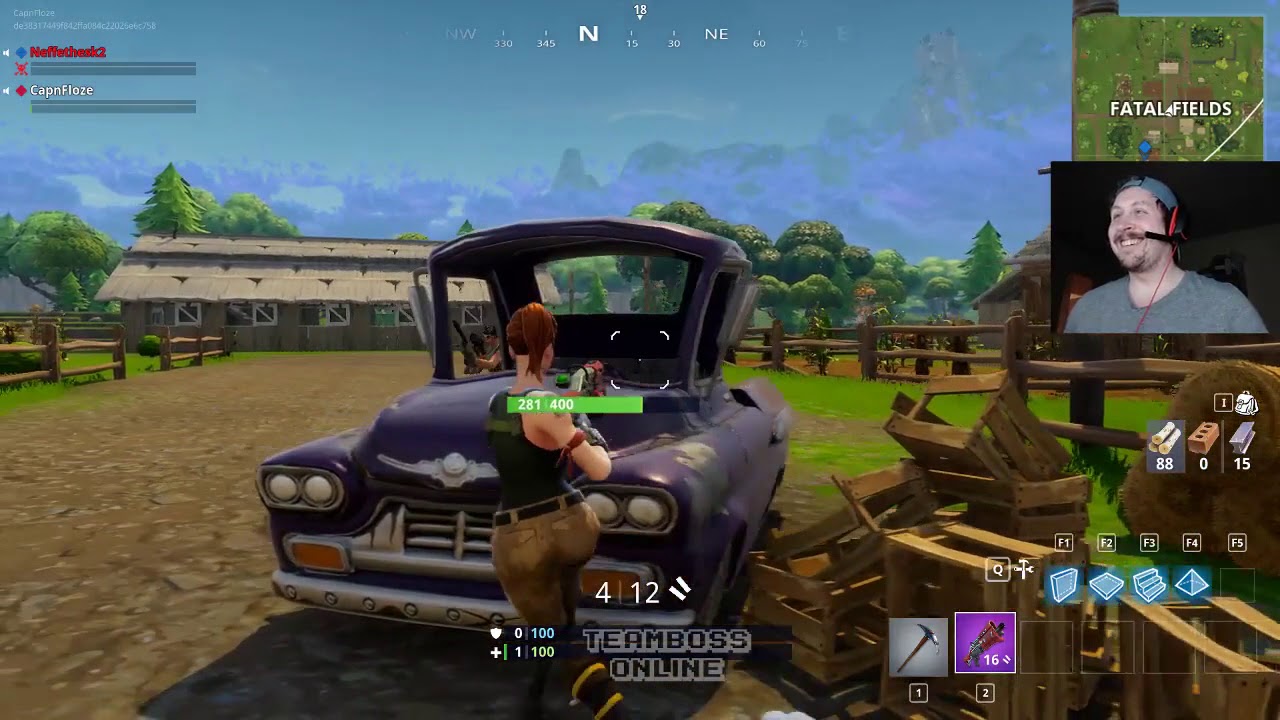 Teamboss Online - Fornite - Longest kill ever