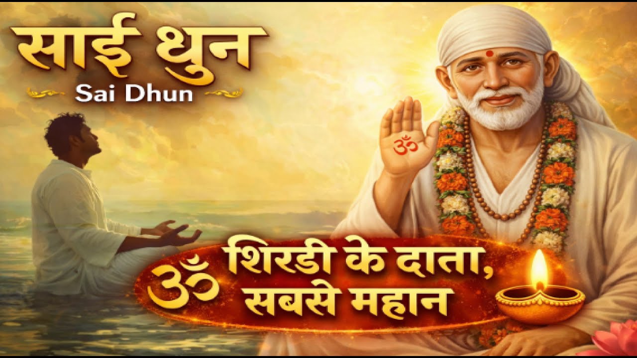 🪔Sai Dhun | साई धुन | Jai Jai Sai Ram | शिरडी के दाता, सबसे महान | परम शांति और आशीर्वाद के लिए🪔