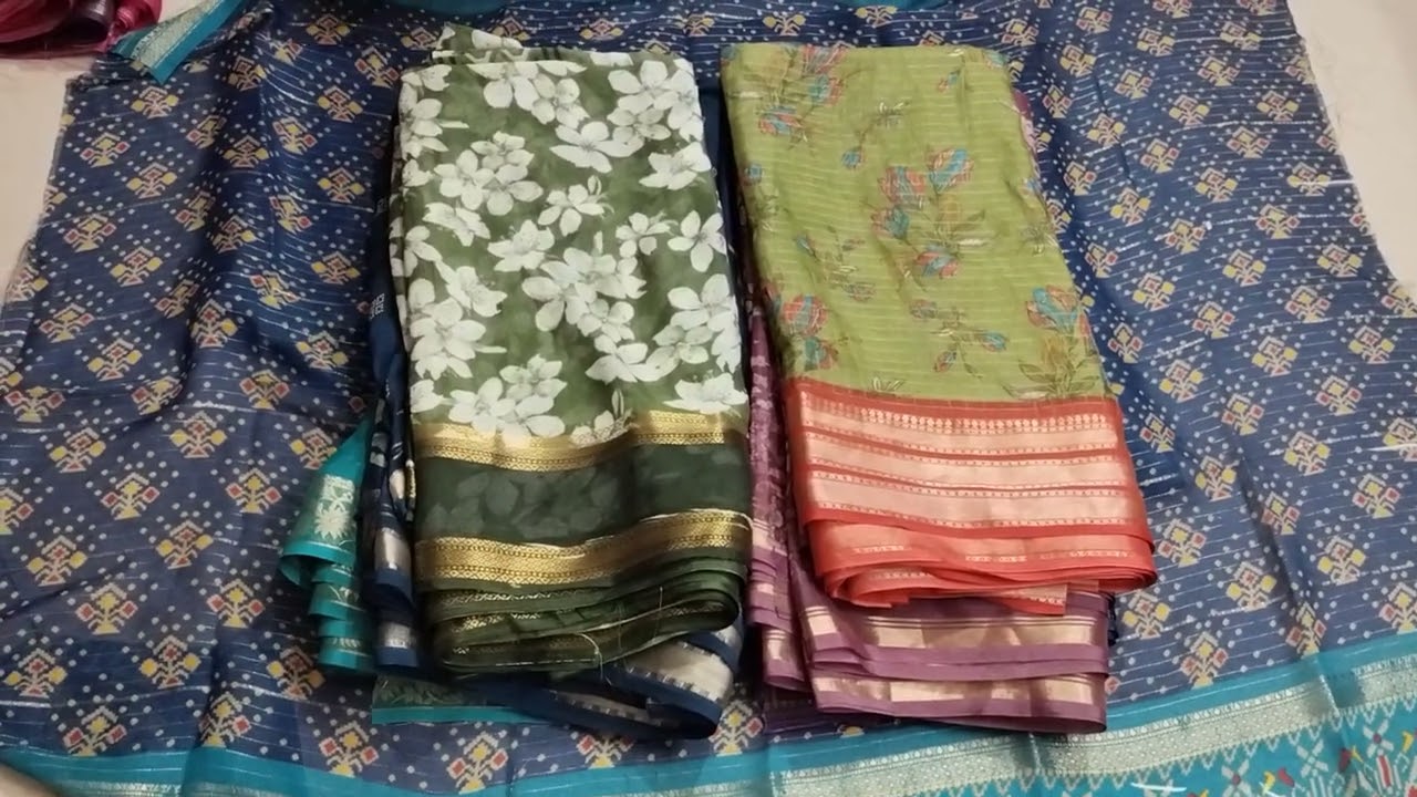 , ❤️ Clearance sale Video  3cut Saree only 50🥳8790806721❤️