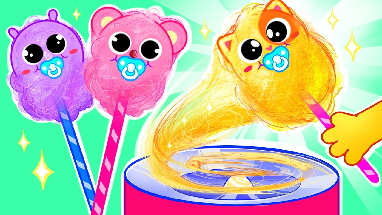 Cotton Candy Machine for Kids | Toddler Zoo Songs For Baby & Nursery Rhymes
