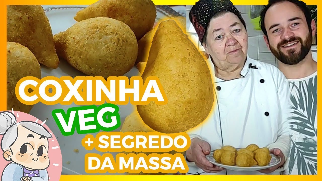 Como Fazer MASSA DE COXINHA e Receita de Coxinha Vegana