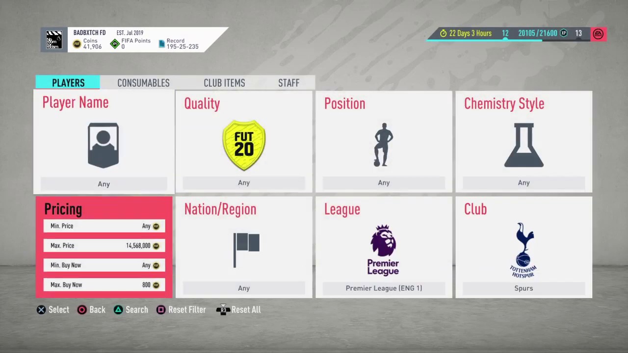BEST FIFA 20 SNIPING FILTER MAKE 50K AN HOUR!