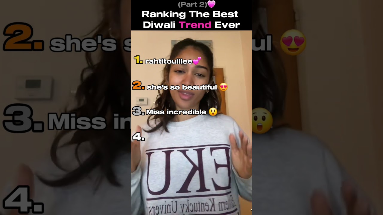 Ranking The Best Diwali Trend (Part2)
