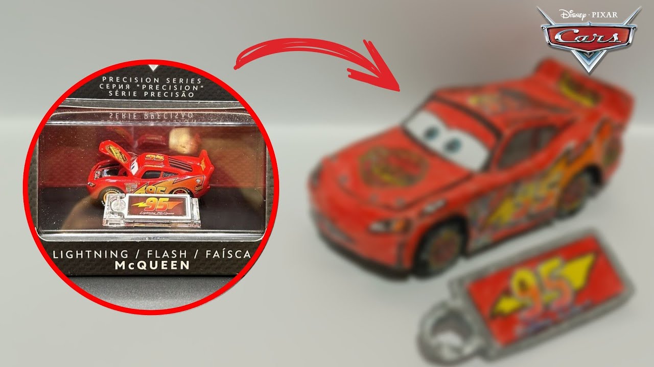 Lightning McQueen (PRECISION SERIES) de PAPELÃO!!