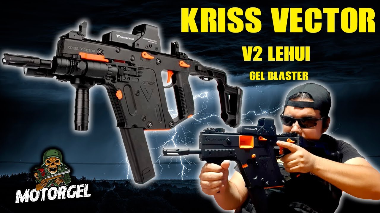 Kriss Vector V2 Lehui de Hidrogel escala 1:1 (Review, unboxing prueba Gel blasters)