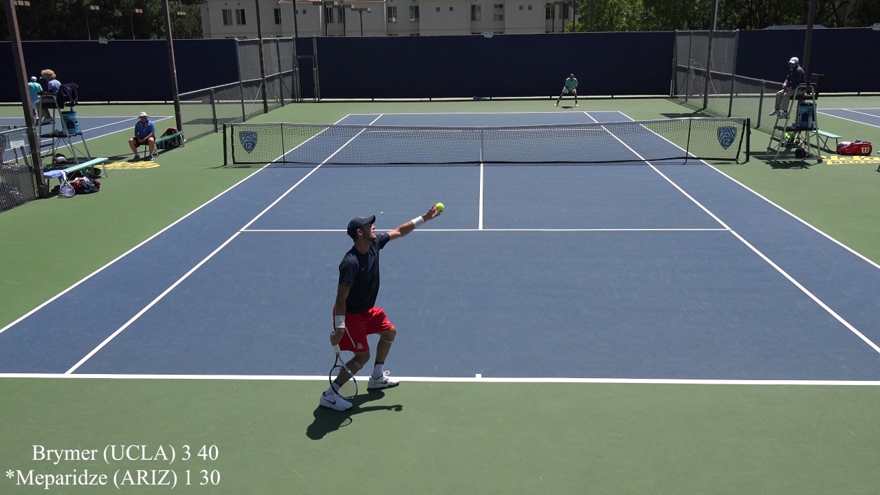 04 16 2017 Gage Brymer (UCLA) Vs Shoti Meparidze (Arizona) #1  Singles