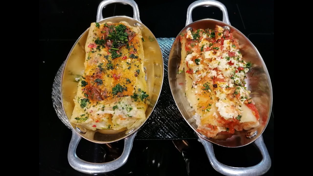 Nr. 95! Cannelloni mit H&uuml;hnerhackfleisch/ Каннеллони с куриным фаршем