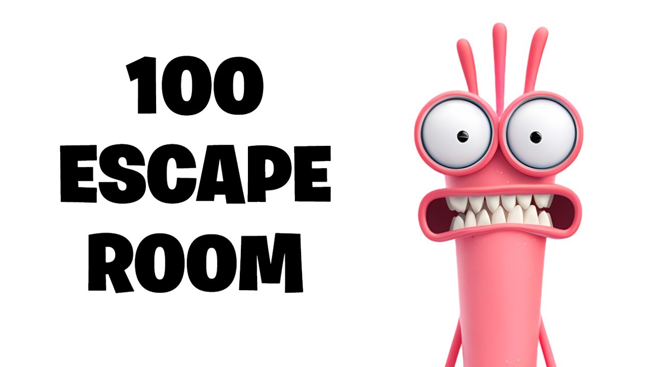 100 LEVEL ESCAPE ROOM (All Levels Tutorial) FORTNITE