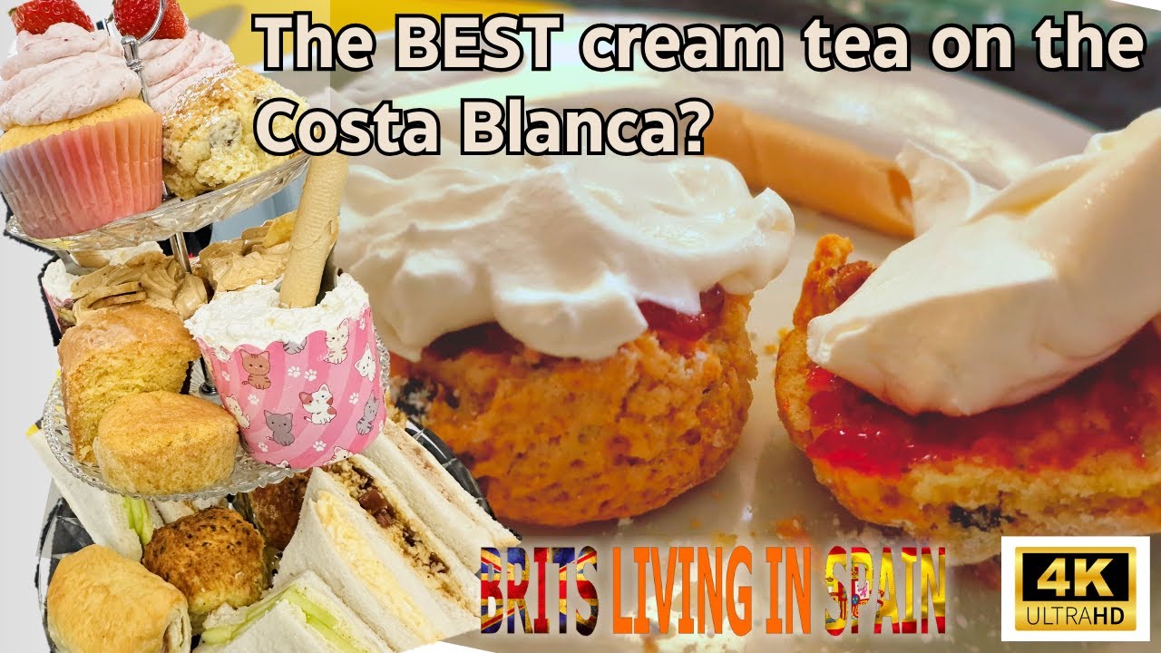 Is this the Best Cream Tea on the Costa Blanca? 🇪🇸 Afternoon tea at bar Carmens Torrevieja