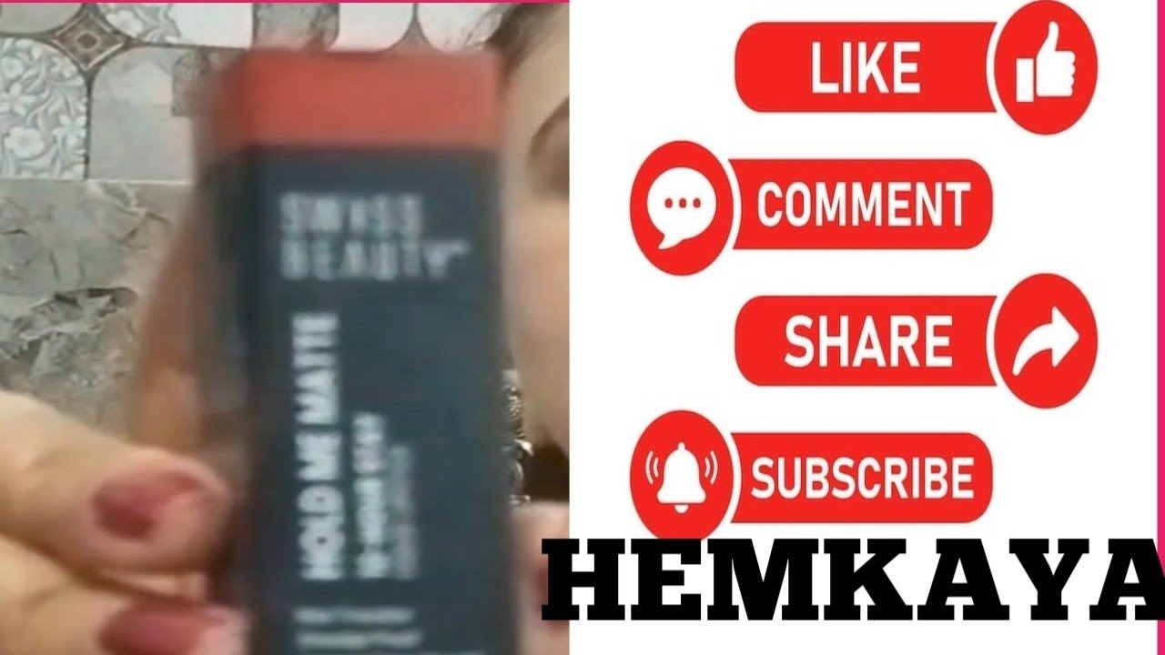 12 hours Hold me matte  lipsticks #swissbeauty #hemkaya 