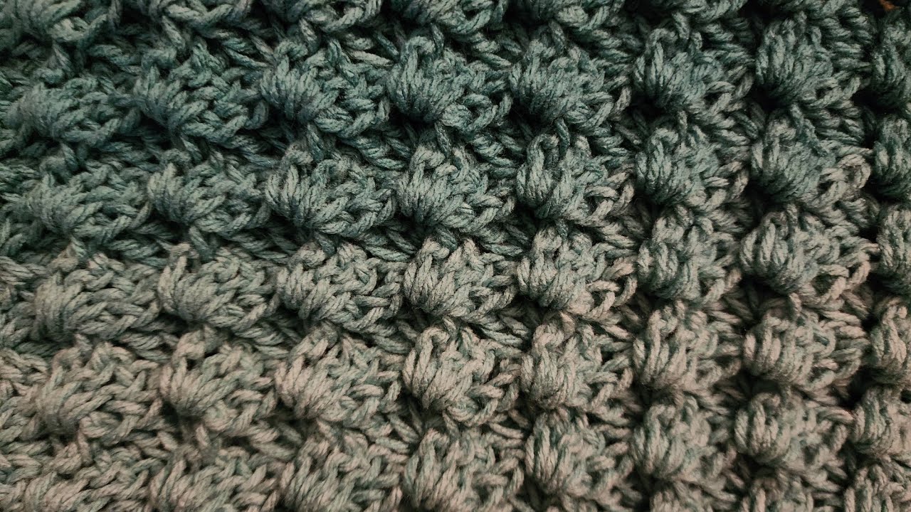 3D Bump Stitch - (One Row Repeat!) Crochet Tutorial!