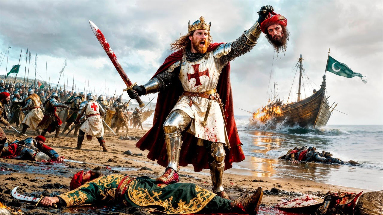 How Richard the Lionheart’s 700 Knights CRUSHED Saladin’s 7000 in 1 Hour | Battle Of Jaffa