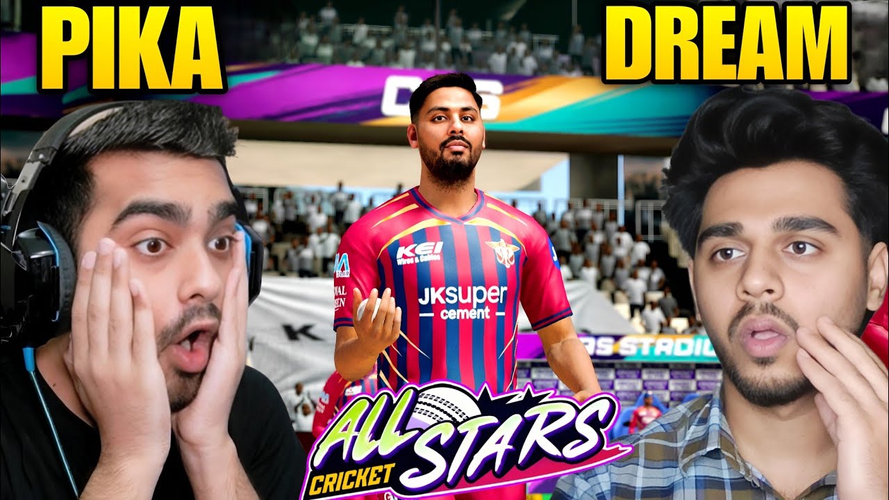 PIKA PLAYZ VS DREAM BOT CRICKET ALL STARS (Multiplayer)