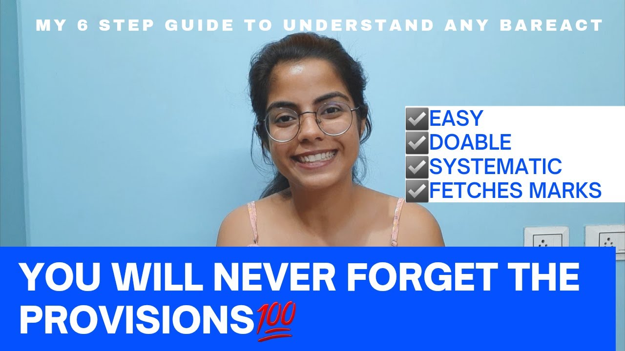 HOW TO READ, MEMORISE, AND UNDERSTAND ANY BARE ACT? | Perfect guide to reading laws
