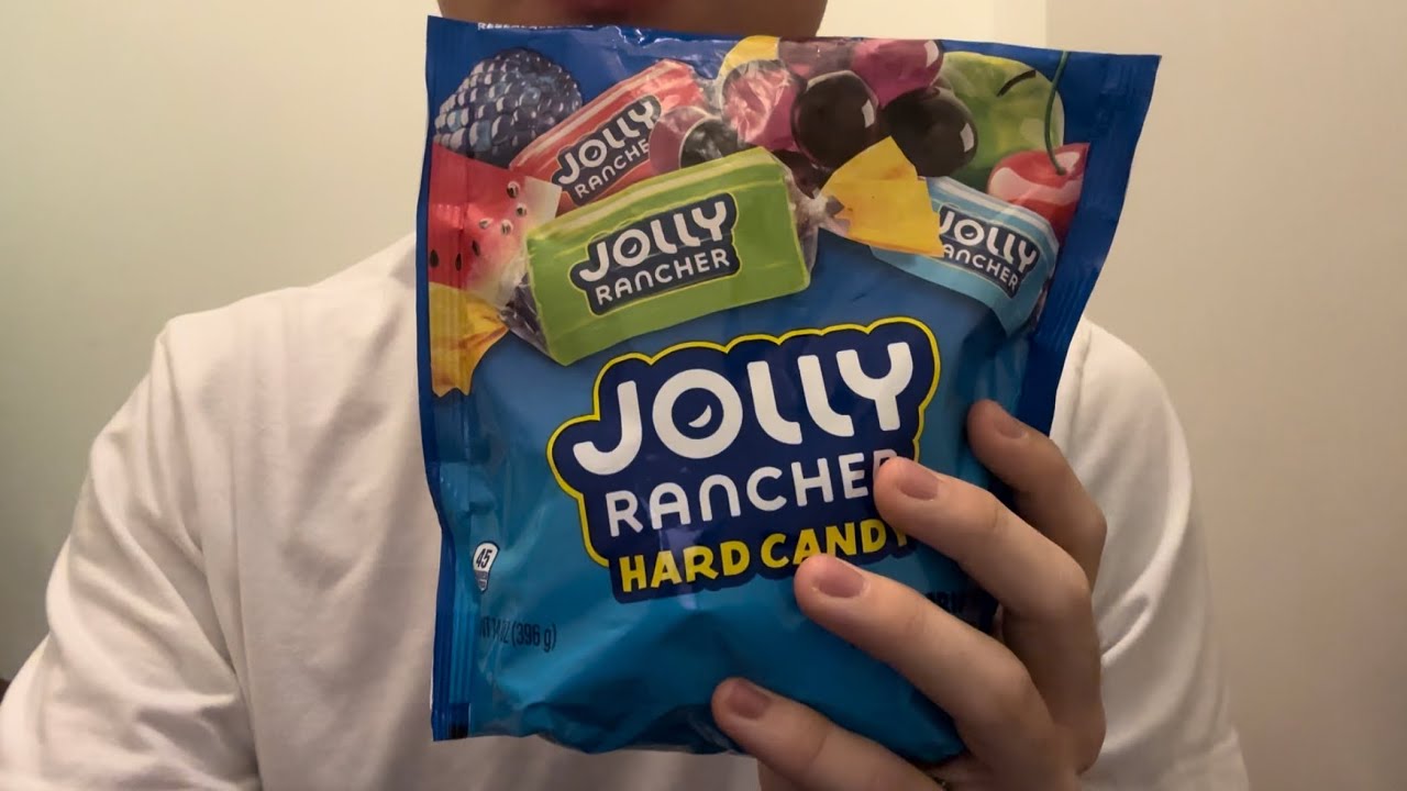 JOLLY RANCHER EATING ASMR and Relaxing Whispers part 2