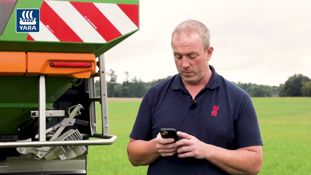 Setting up your Amazone fertiliser spreader