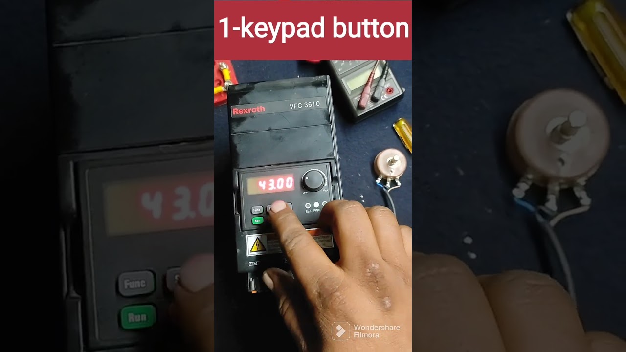 rexroth vfc 3610 drive  frequency setting