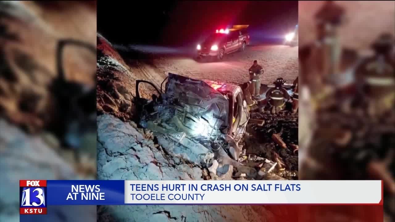 Man helps rescue teenagers after high-speed crash at Bonneville Salt Flats