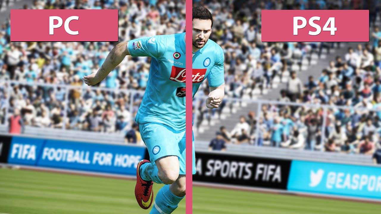 FIFA 15 - PC vs. PS4 Graphics Comparison