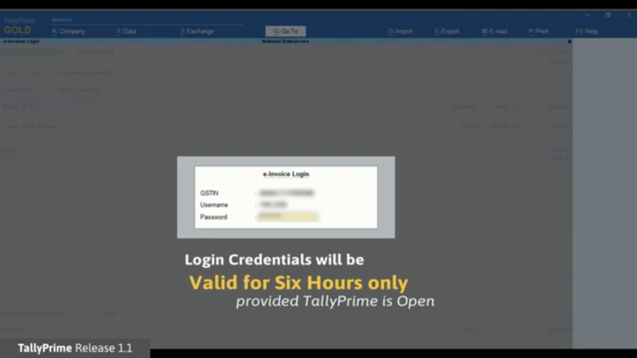 How to Generate E-invoices Online in TallyPrime - ProMitra Softtech Pvt. Ltd.