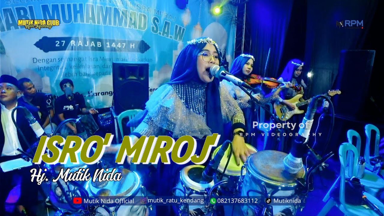 ISRO MIROJ - HJ MUTIK NIDA RATU KENDANG LIVE KALIGINTUNG TENGARAN // Bungsu Audio