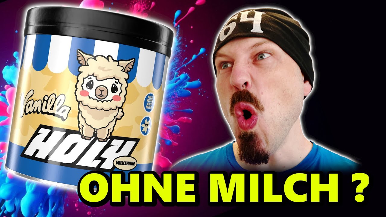 So schmeckt HOLY Milkshake Vanilla in VEGAN 100% ehrlicher Test