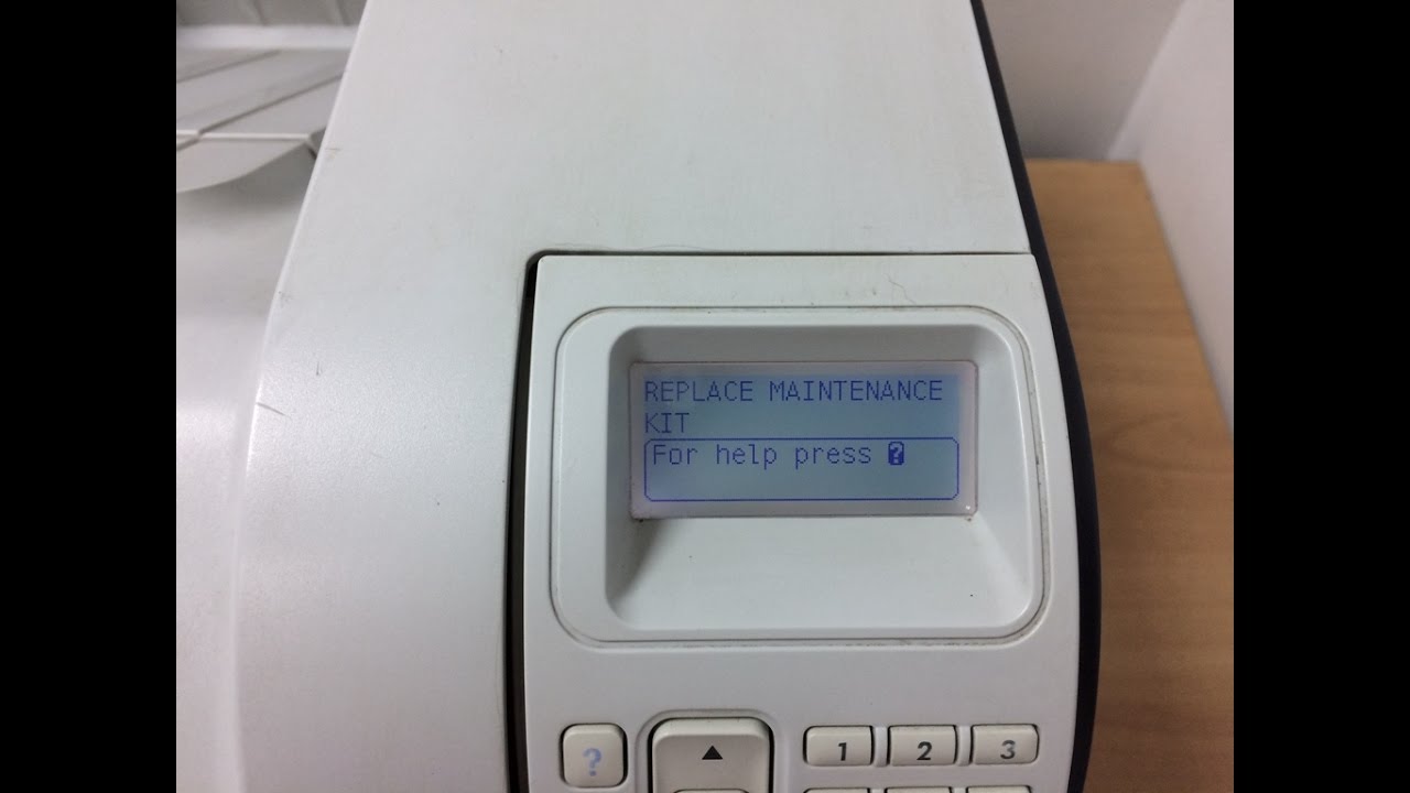 How to replace and reset Maintenance Kit HP LaserJet P4014/P4015/P4515 Printer