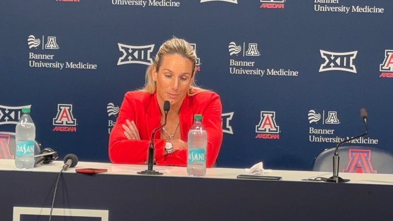 Becky Burke women’s basketball head coach Postgame 
