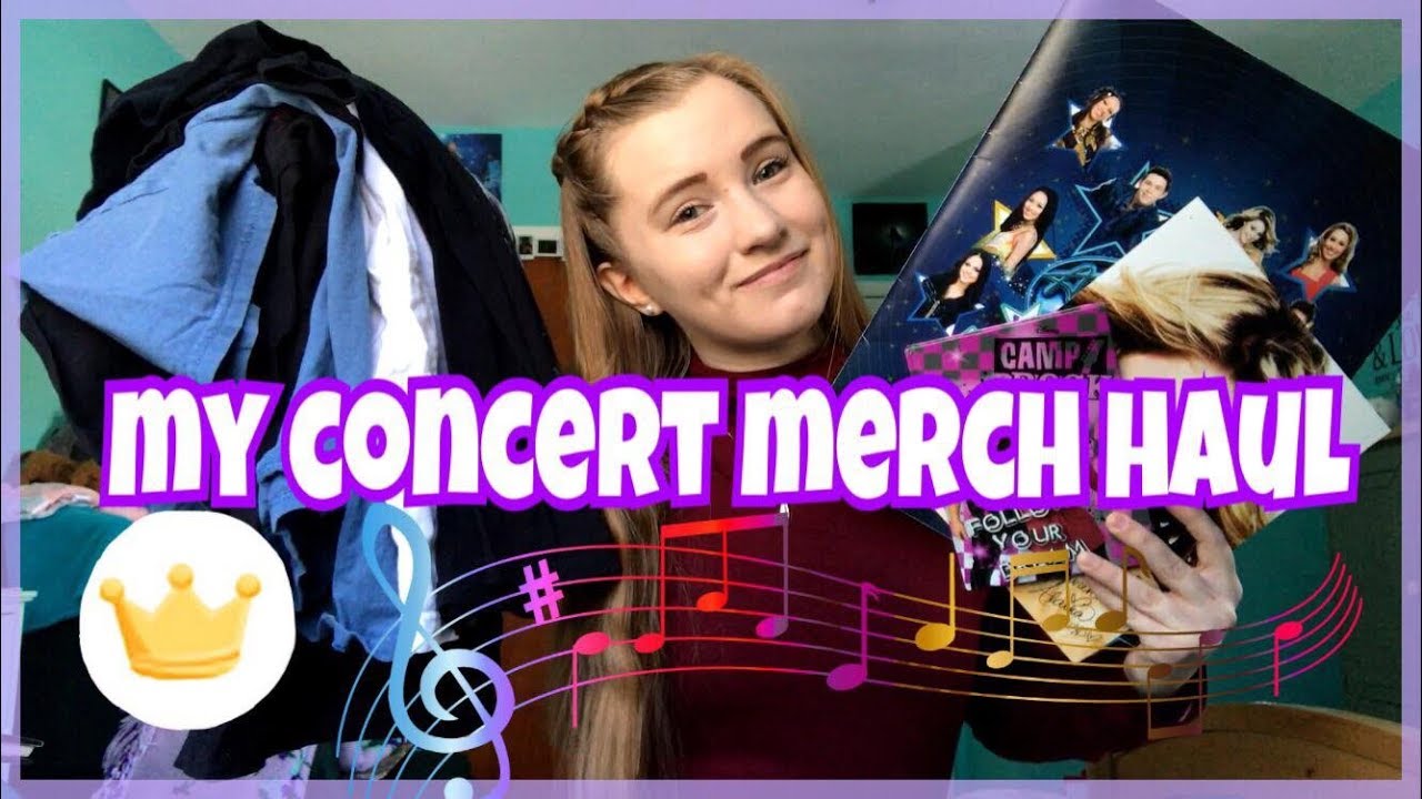 🎵My Concert Merch Haul🎵American Idol, Demi Lovato, Jonas Brothers | Sara Harlee