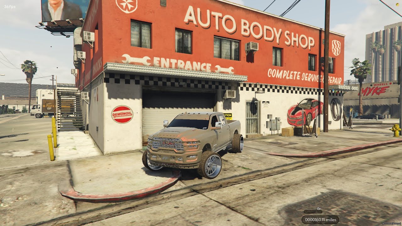 Store Run In The Ram2500 Picking Up Car Parts NRP V5.5 E169
