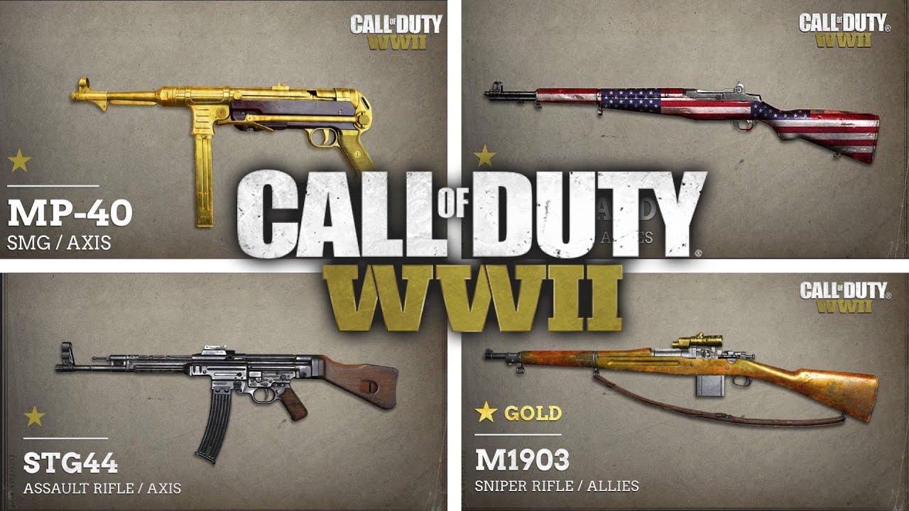 Best Gun Variants in Call of Duty WW2 in 2020 (COD WW2)