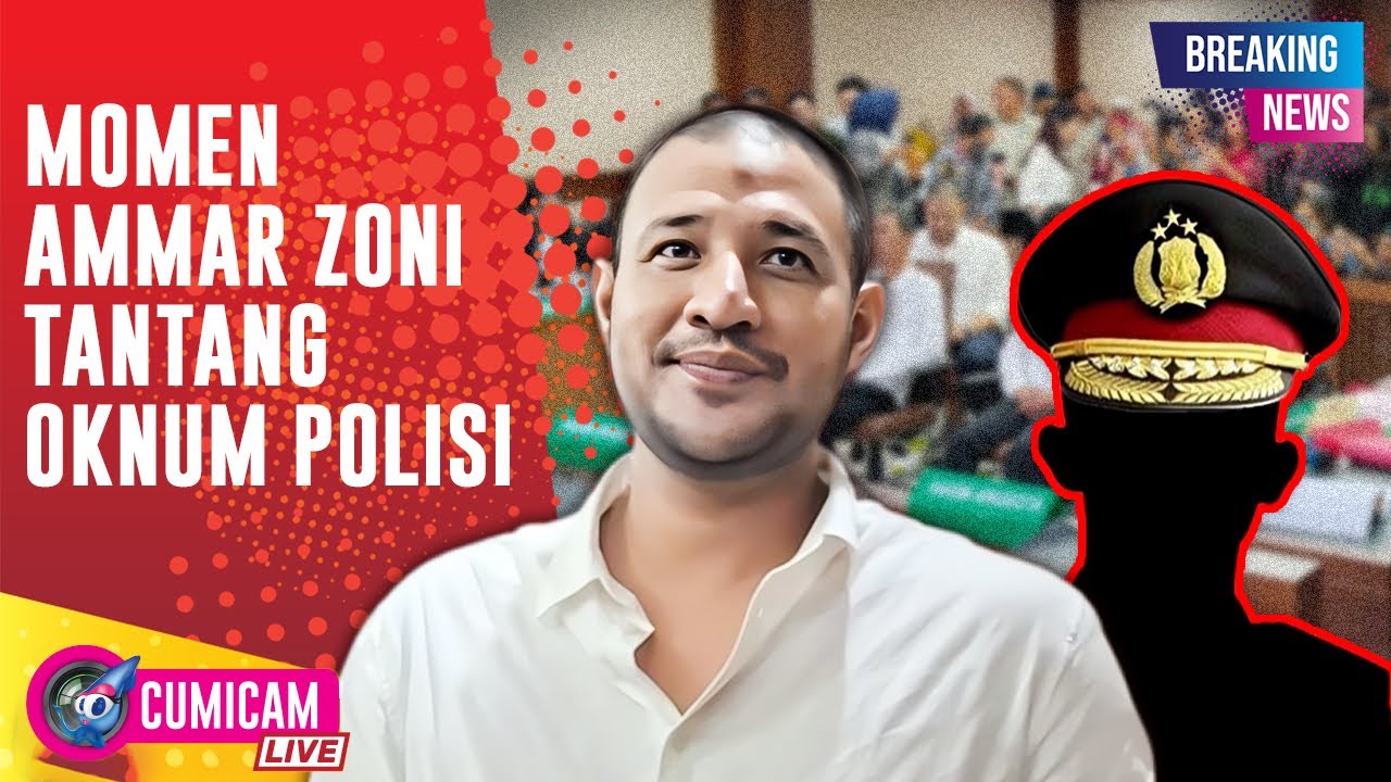 BREAKING NEWS! Ammar Zoni Tantang Kesaksian Polisi soal Dugaan Penyiksaan dan Suap Rp300 Juta