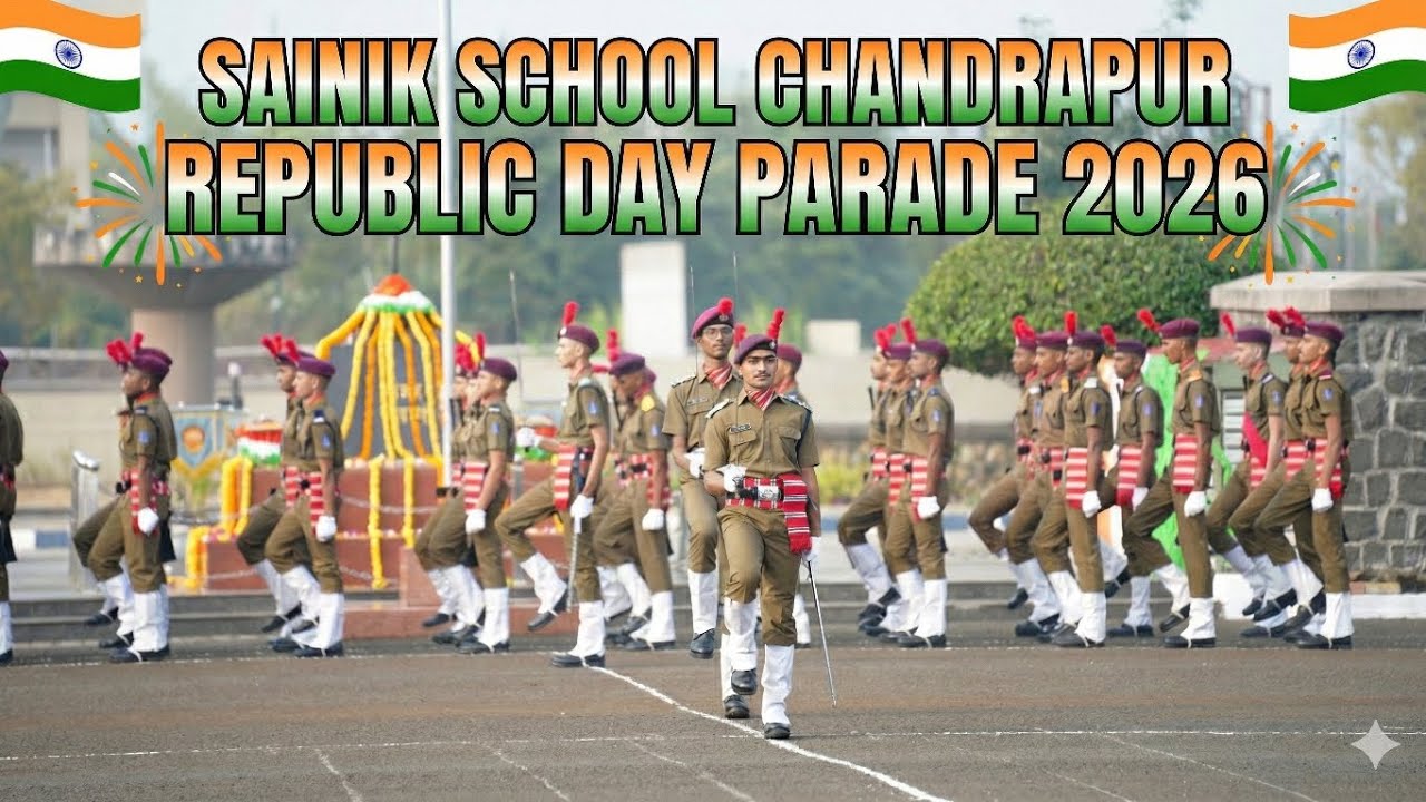 Republic Day Parade 2026 | Sainik School Chandrapur #sainikschoolchandrapur #parade #republicday2026