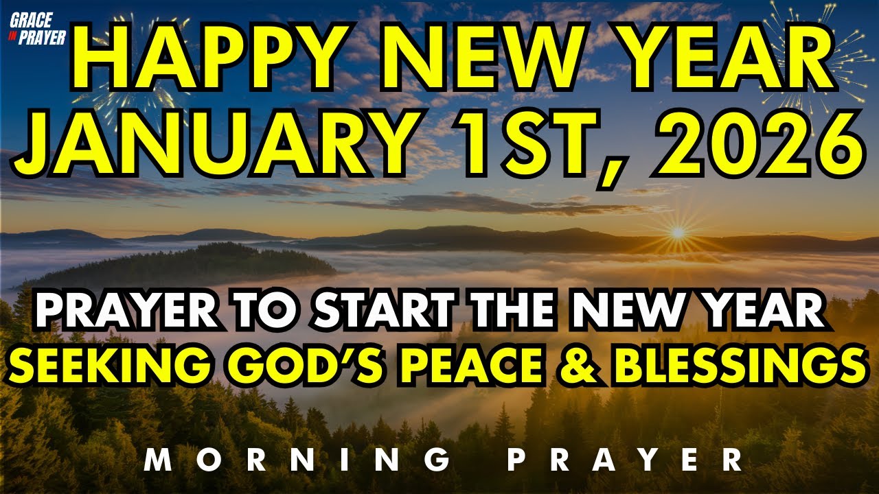 January 1, 2026 | Powerful Prayer to Start the New Year Seeking God&rsquo;s Peace & Blessings