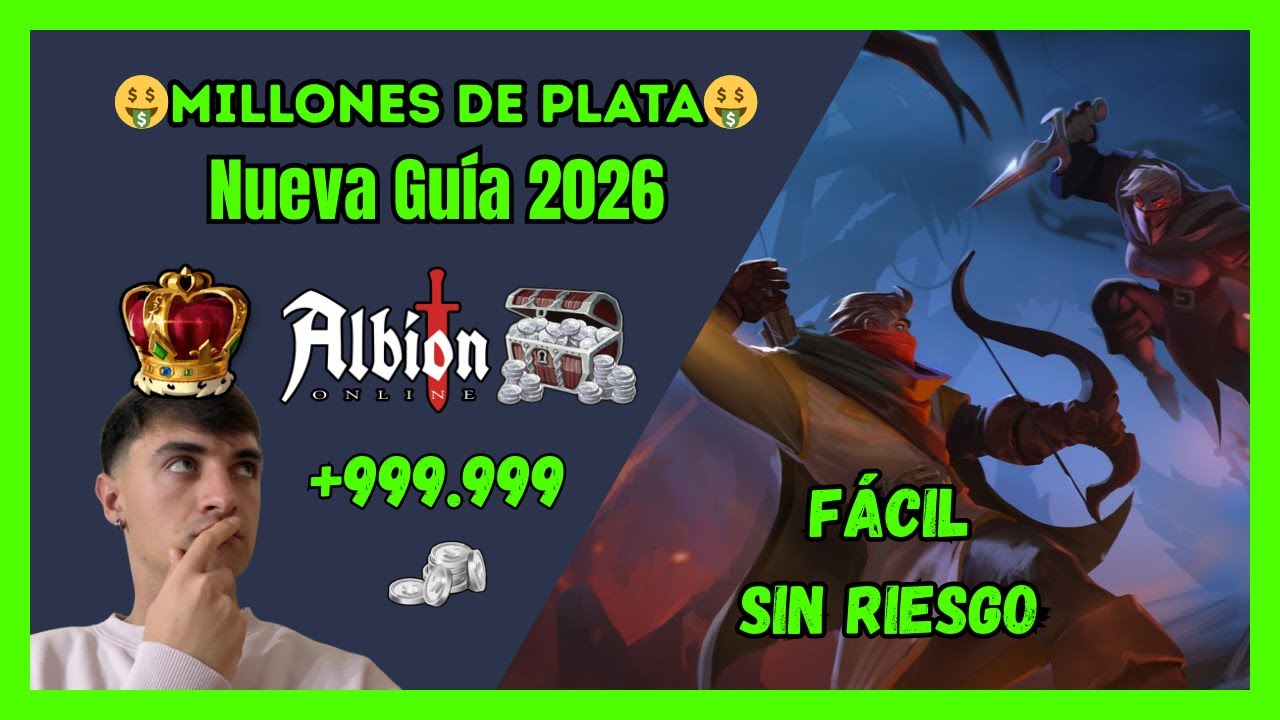 🤑 C&oacute;mo Ganar MILLONES de PLATA F&Aacute;CIL en Albion Online 2026 | Gu&iacute;a Desde Cero